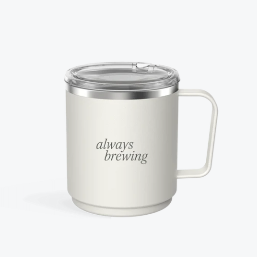 Always Brewing Camp Mug
