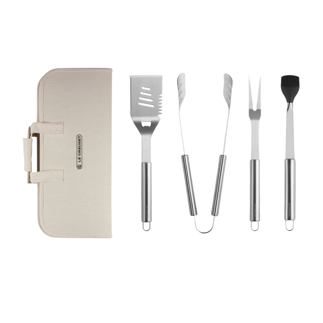 Stainless Steel BBQ tools and Carry Bag