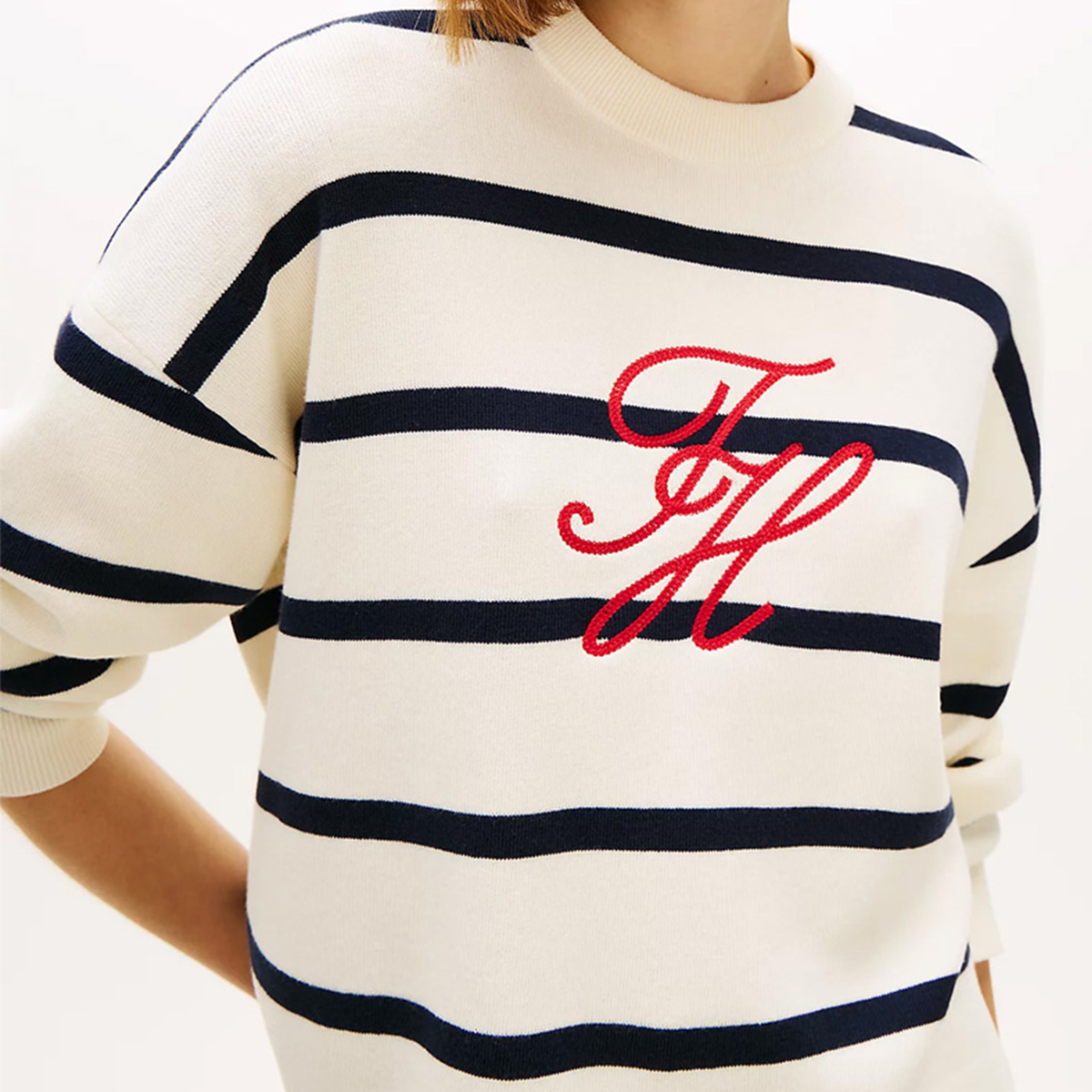 Tommy Hilfiger - Premium Knit Logo Embroidery Relaxed Jumper