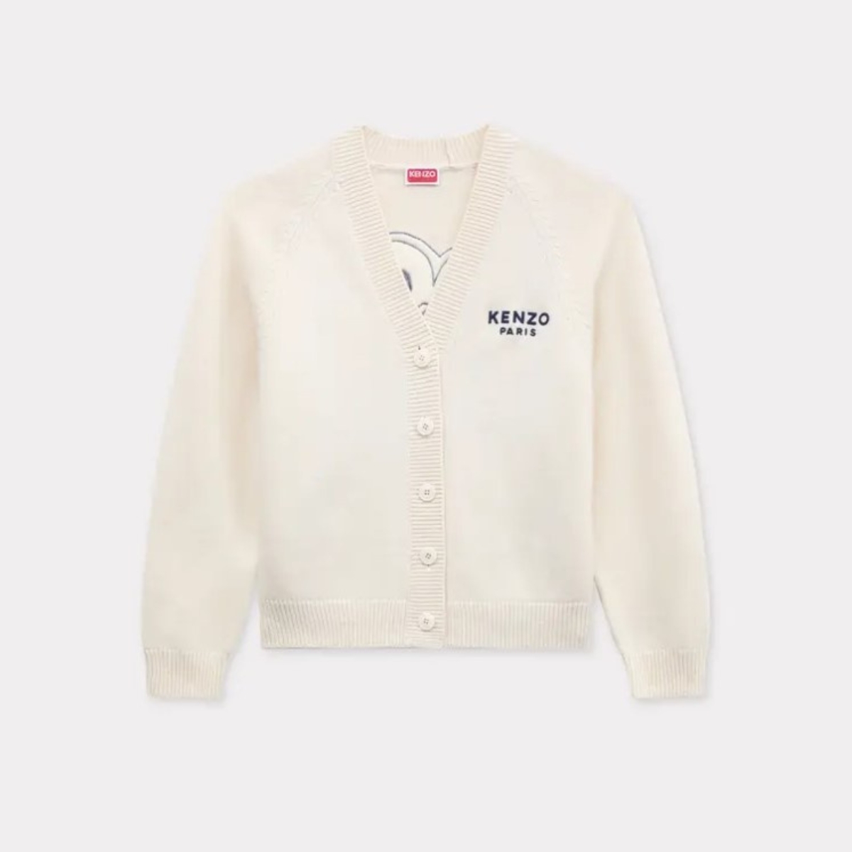 Kenzo - 'Boke Flower' embroidered cardigan