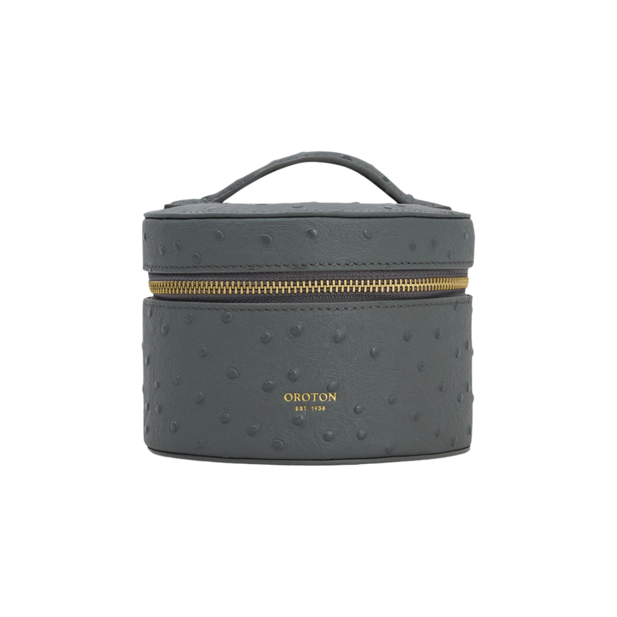 Oroton - Jemima Texture Round Jewellery Case