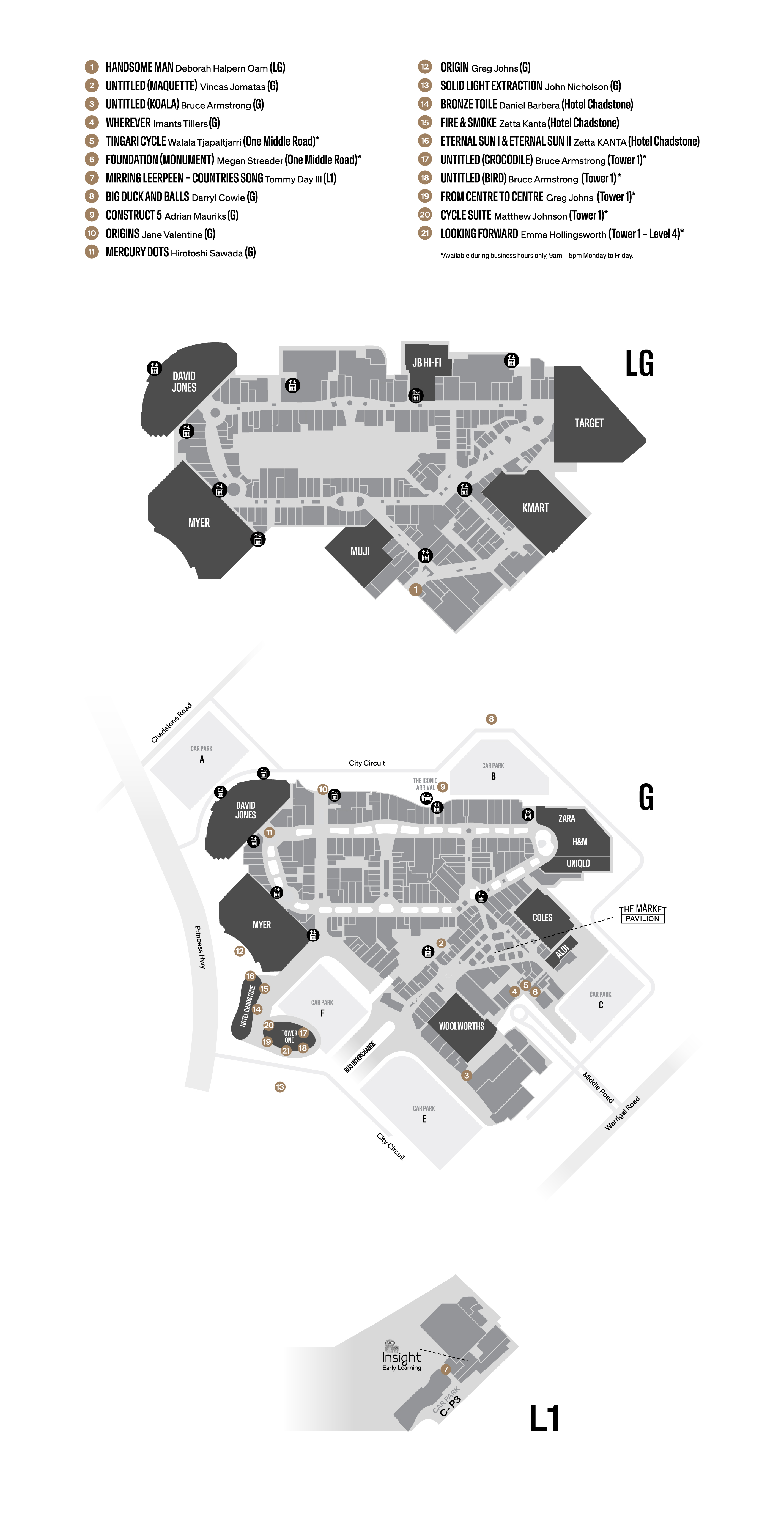 Art trail map