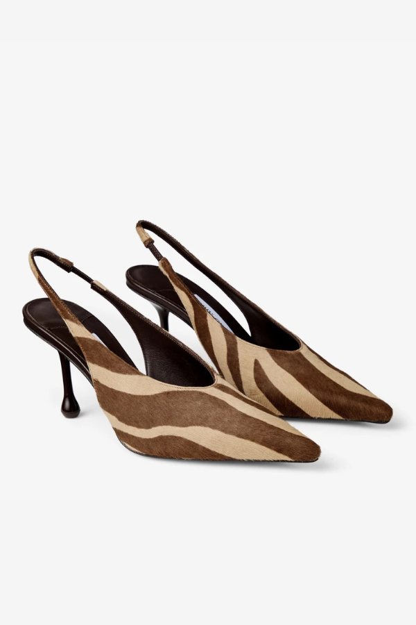 JO CHOO | ZEBRA PRINT PONY PUMP | $1,950