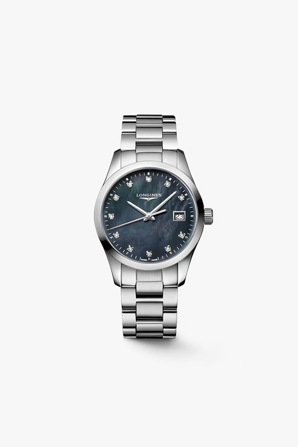 CONQUEST CLASSIC- L2.386.4.88.6 Quartz watch, Ø 34.00 mm, stainless steel, L2.386.4.88.6