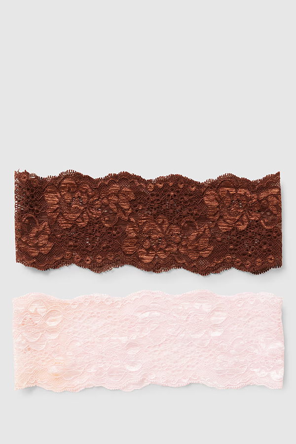 2 Pack Lace Soft Headband