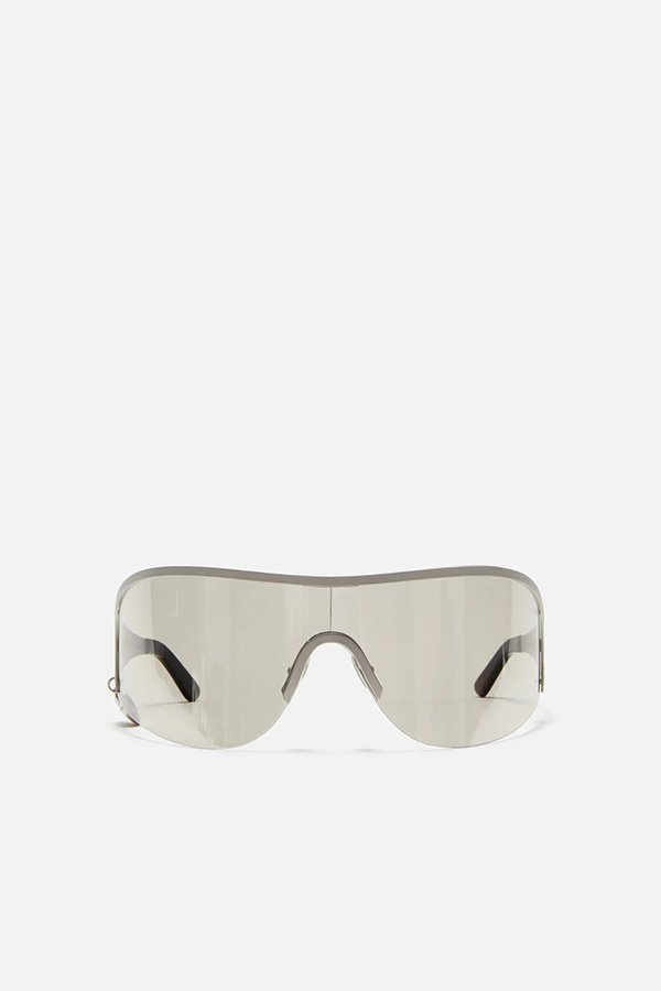 Metal shield sunglasses