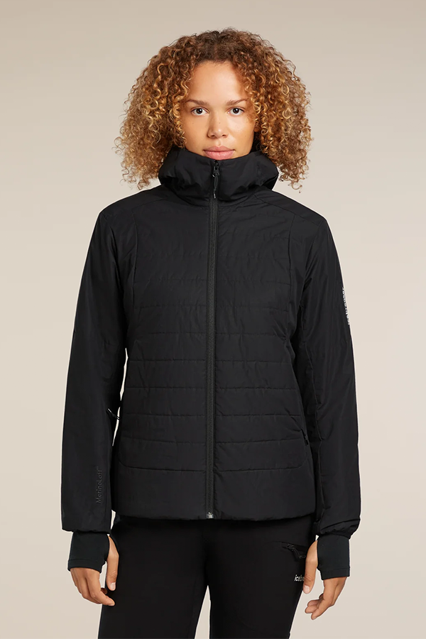 Perfect for skiing or hiking in colder conditions, this insulated mid layer features merinoLoft insulation in two weights to help optimize body temperature during activity.