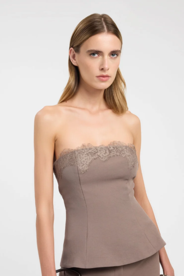 Ariel Strapless Lace Top