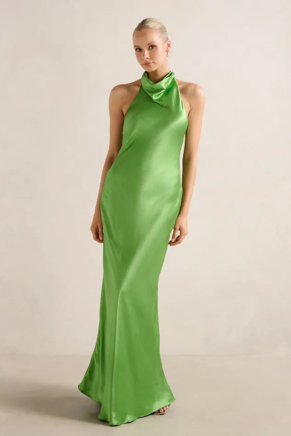 FOREVER NEW | CLEMENTINE SATIN MAXI DRESS | $189.99