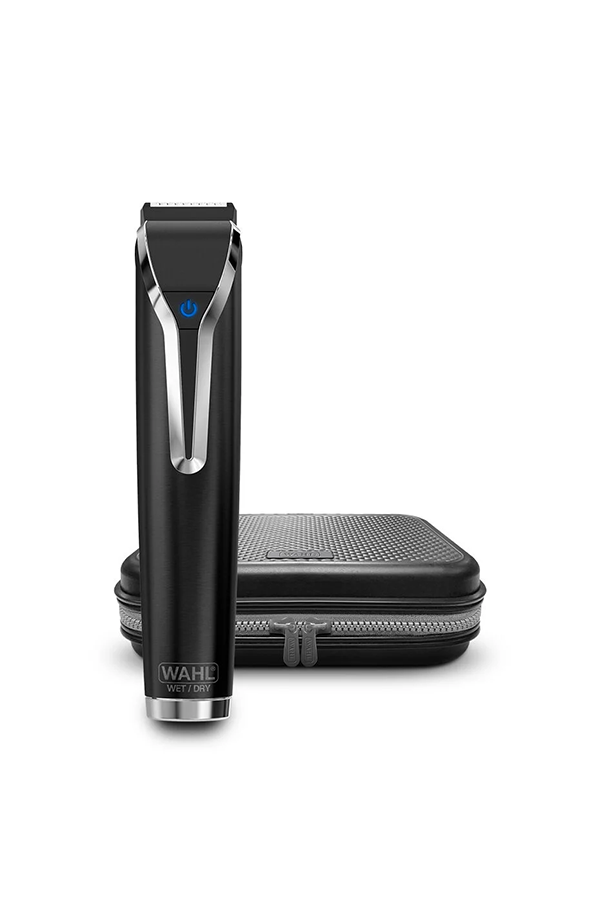 Waterproof Lithium-Ion Stainless Steel Grooming Kit with Bonus Storage Case - Black