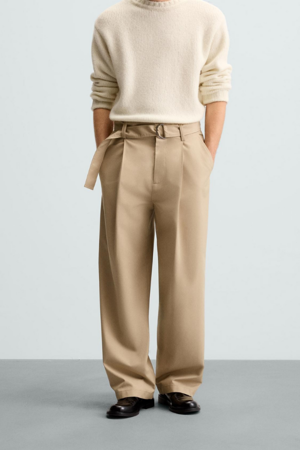 ZARA PLEATED TROUSERS | $119