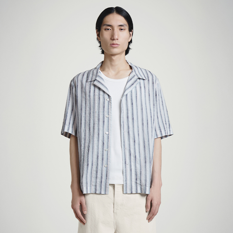 STRIPED RESORT SHIRT
