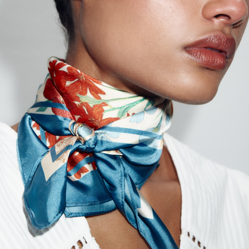 Zara - Floral Printed Scarf