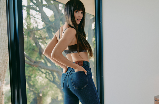 Calvin Klein | Dakota Johnson Wears New Denim & Underwear This Season