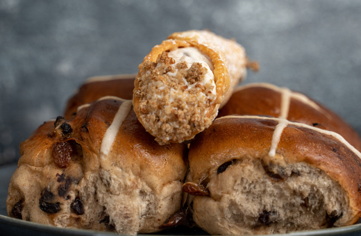 Cannoleria | Hot Cross Bun Cannoli Available For A Limited Time Only 