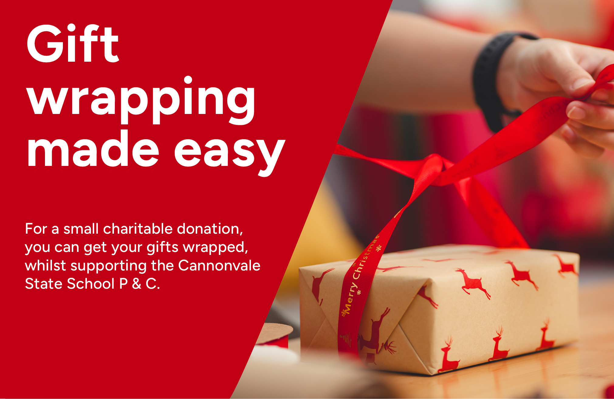 Get Your Gifts Wrapped in-centre