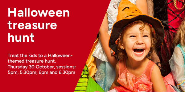 Come trick or treating with us on Thursday 30 October