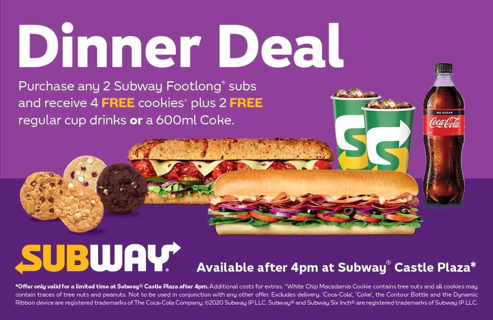 4pm Dinner Deal at Subway
