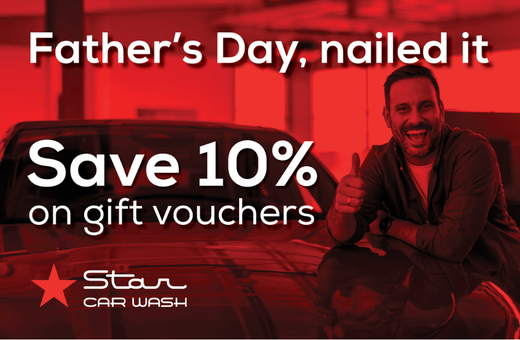 Star Car Wash Father's Day Promotion
