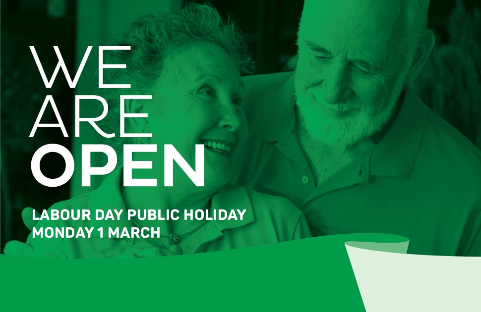 We are open this Labour Day