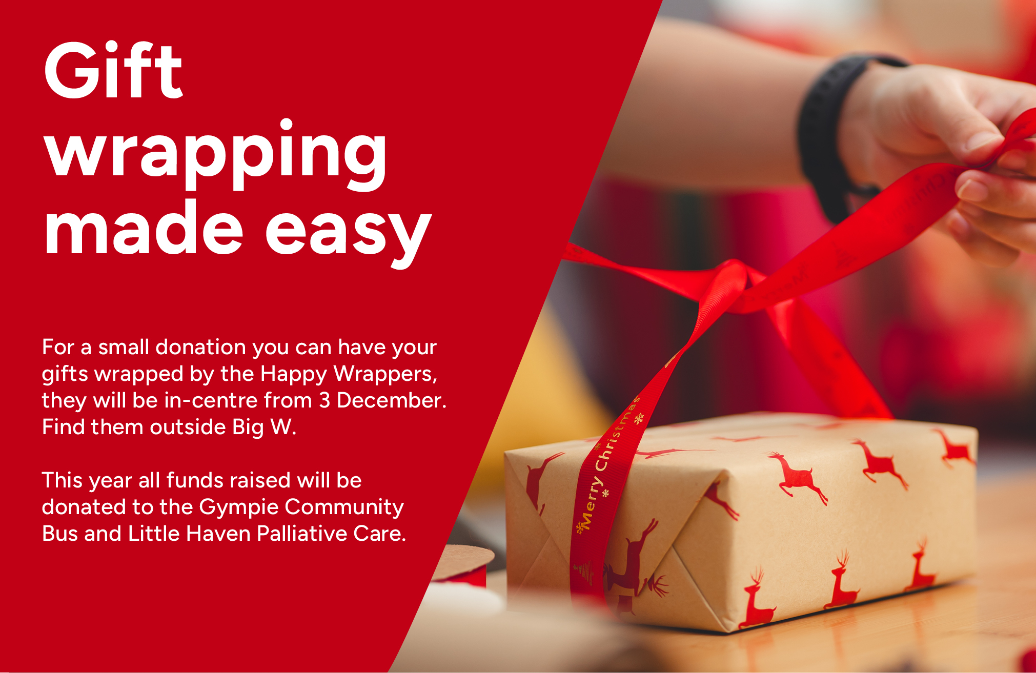 Get Your Gifts Wrapped in-centre