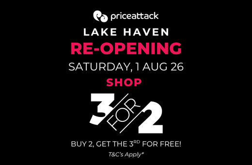 Price Attack is back 1 August