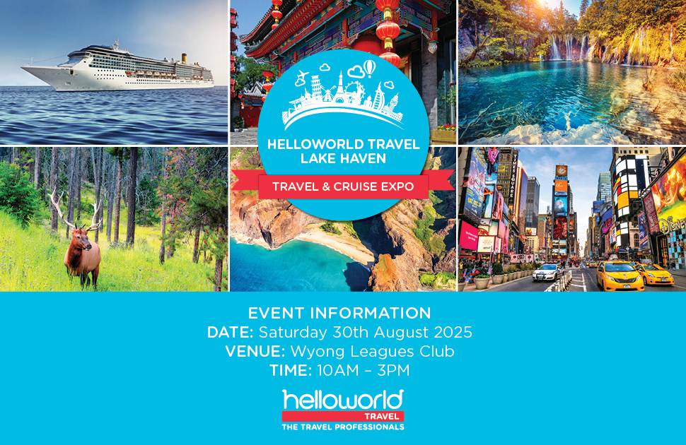 Helloworld Lake Haven Travel & Cruise Expo
