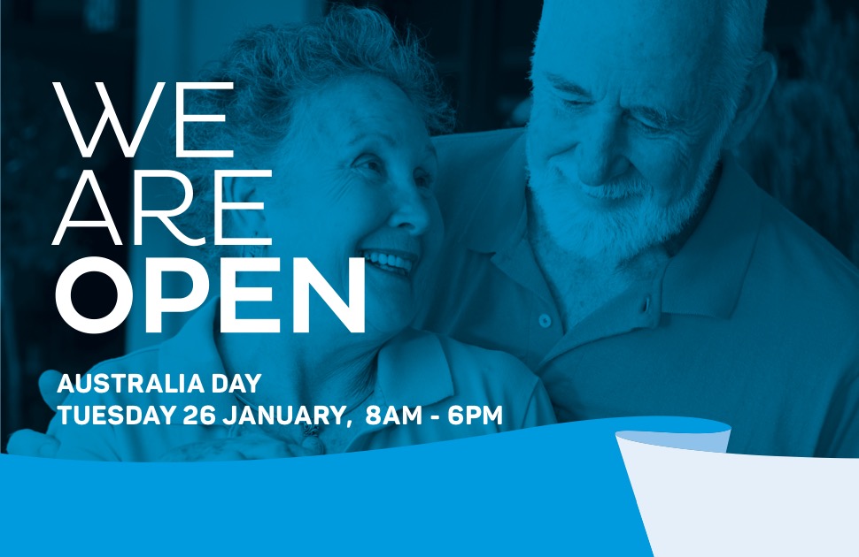 We're open this Australia Day!
