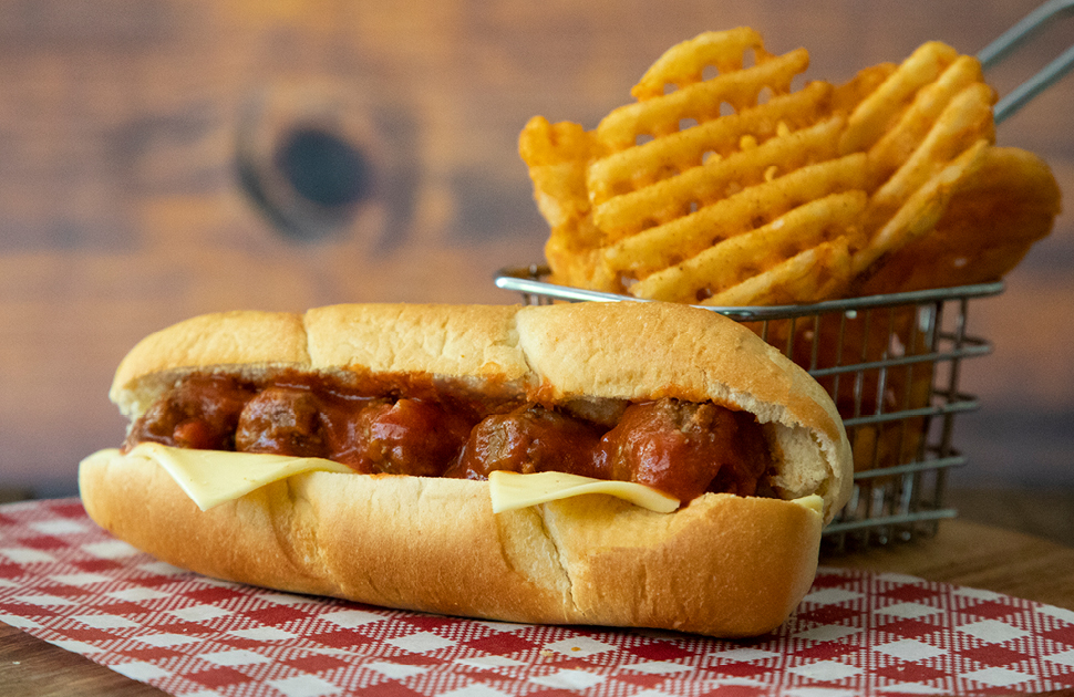 Bucking Bull's Bullisimo Meatball Sub
