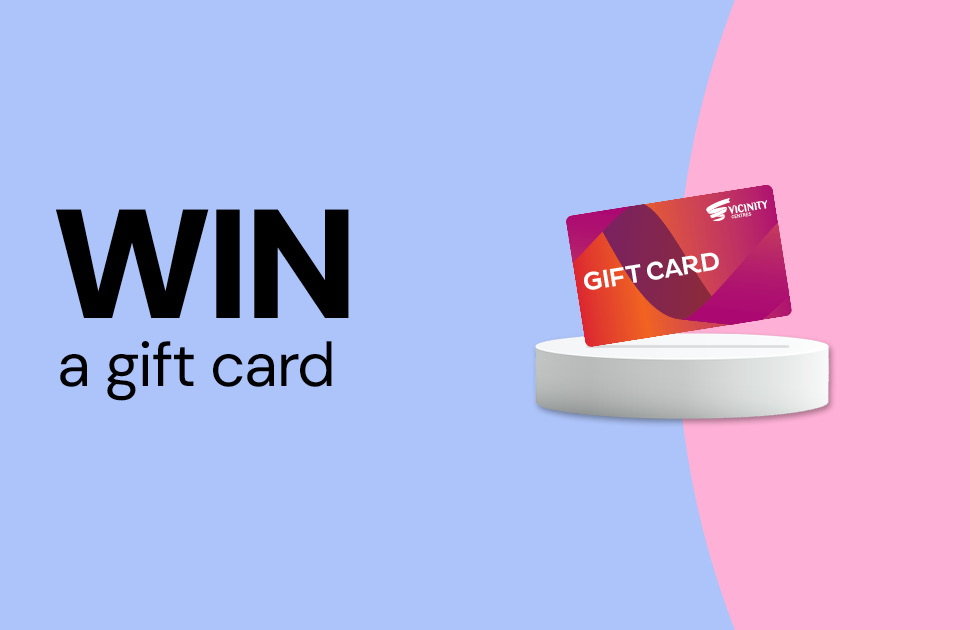 WIN 1 of 5 gift cards for the school holidays!