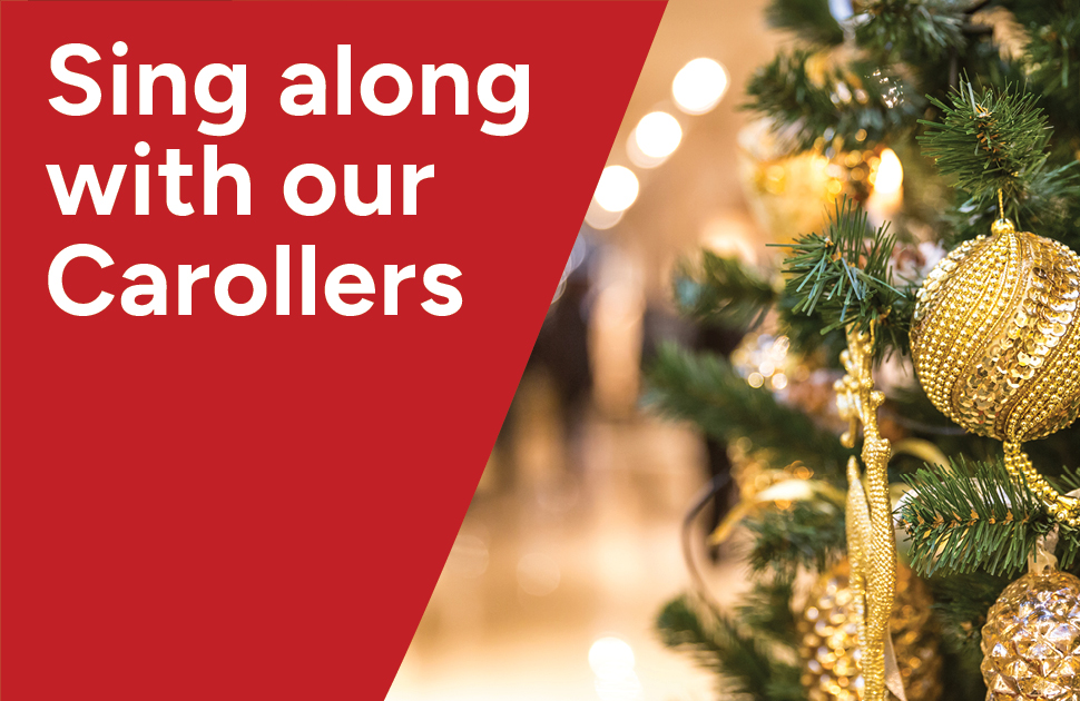 Sing along with our Carollers