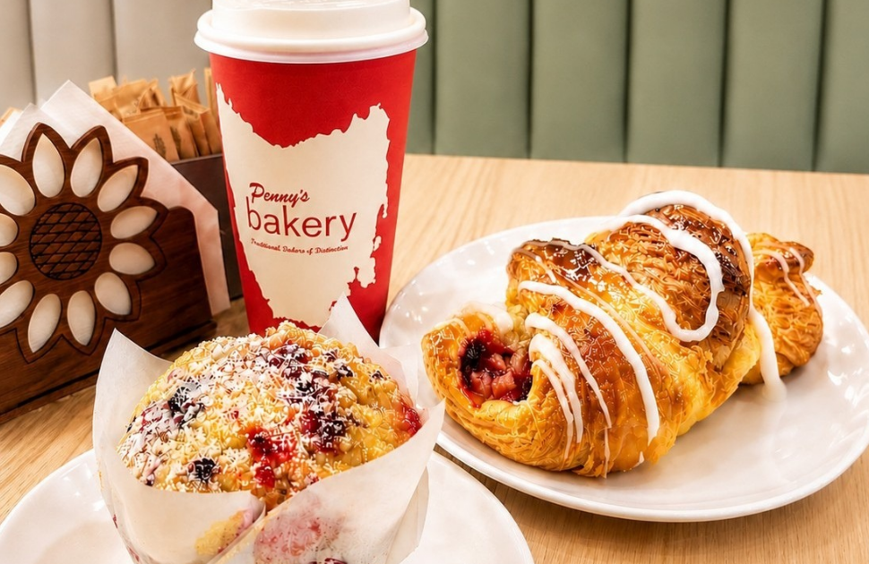 Penny's Bakery Coffee Combo
