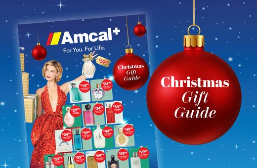 Great savings in our Christmas Gift Guide at Amcal!