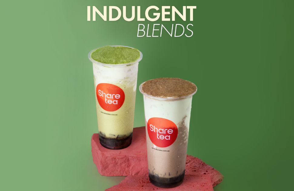 Sharetea 2 for $18 Indulgent Blends 