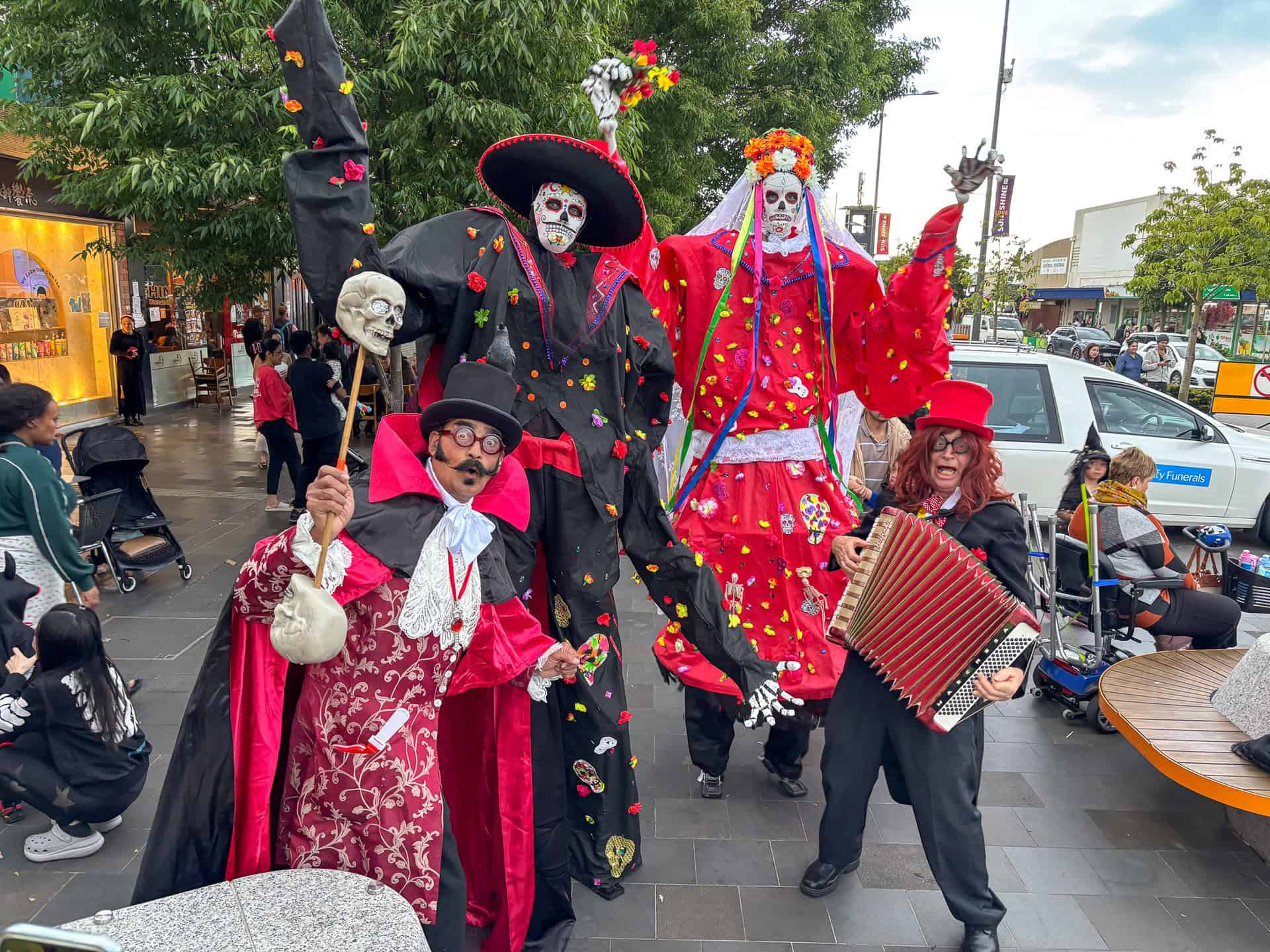 Dress up, trick or treat, then grab some lunch!
