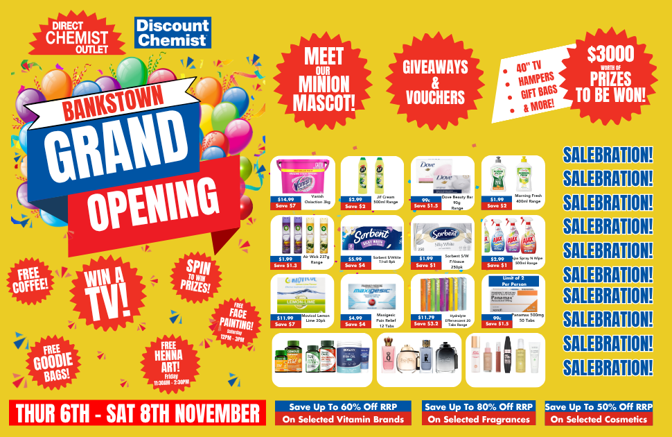 Join us for the Direct Chemist Outlet Grand Opening