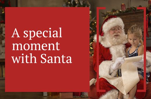 A special moment with Santa