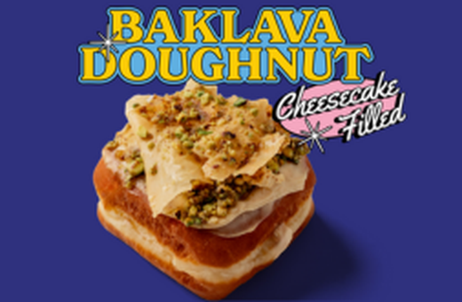Cheesecake Filled Baklava Doughnut