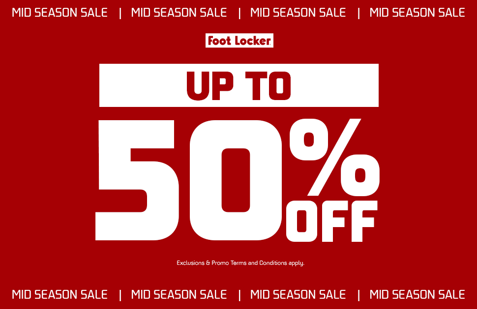 Foot Locker Mid Season Sale: Up to 50% Off Selected Items