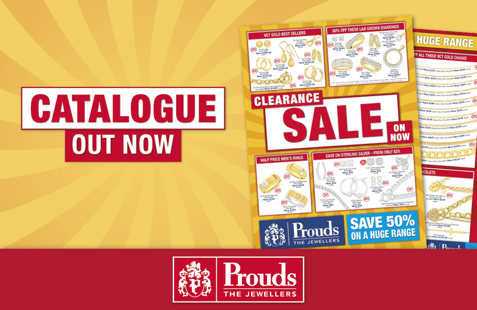 Prouds Clearance Sale on Now