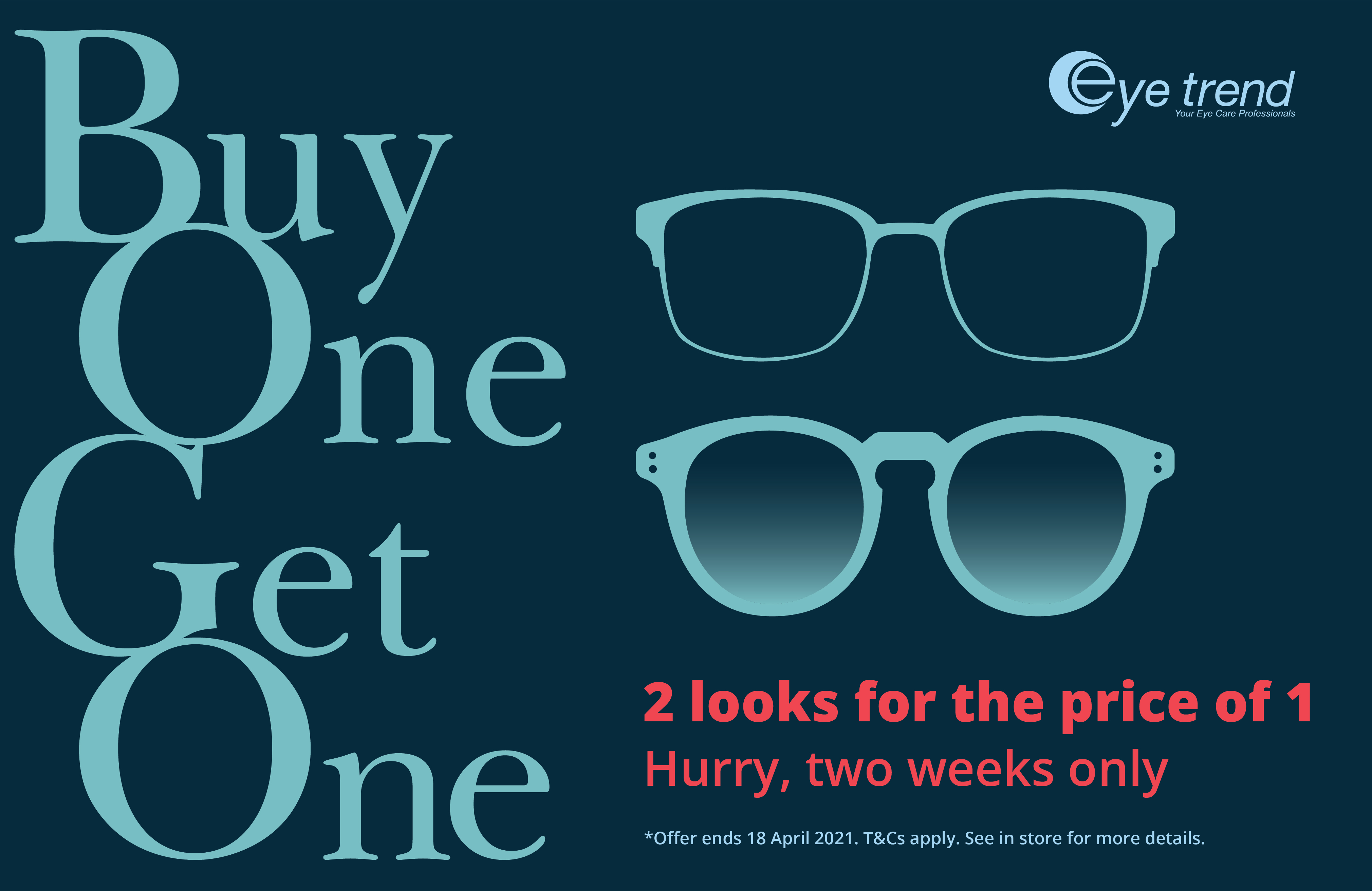 Don't miss Eye Trend’s BOGO Sale