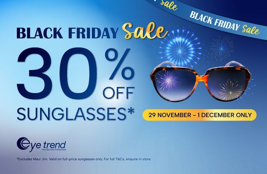 Eye Trend Black Friday Sale: 30% Off Sunglasses