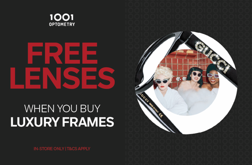 1001 Optometry Free Lenses With Luxury Frames