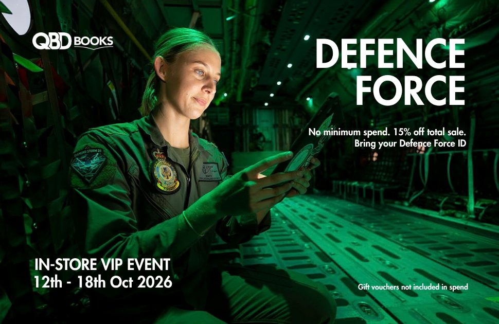 QBD Books Thanks Our Defence Community with 15% Off