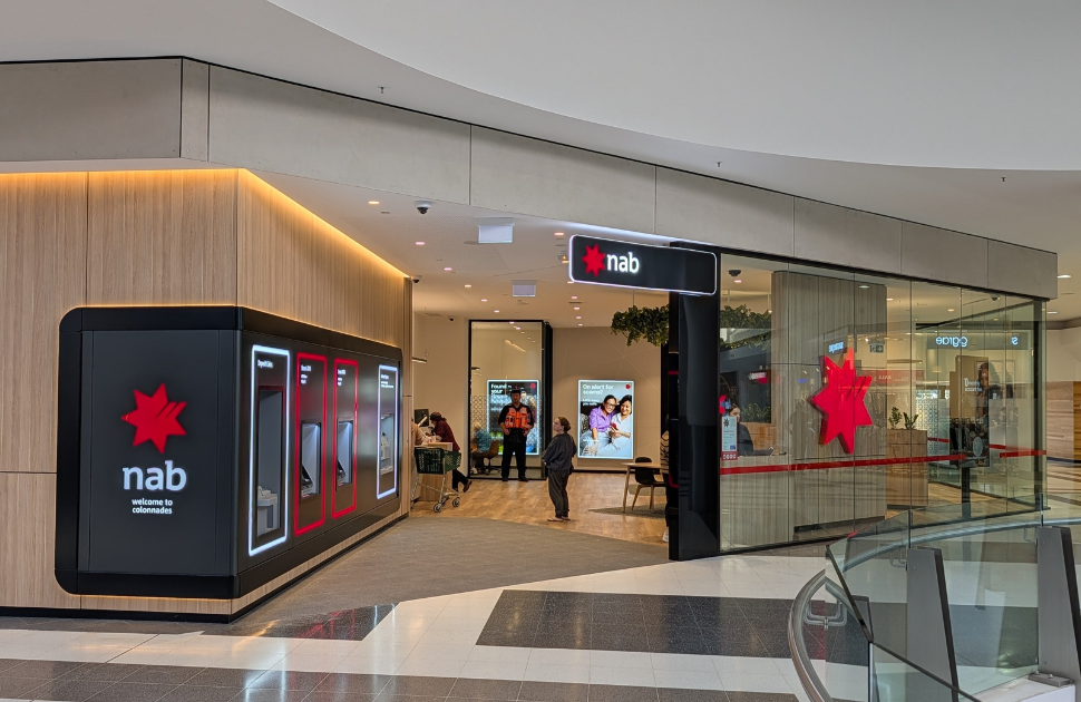 NAB now open at Colonnades