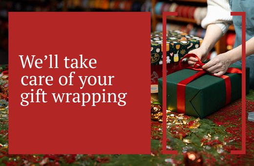 Gift wrapping in-centre