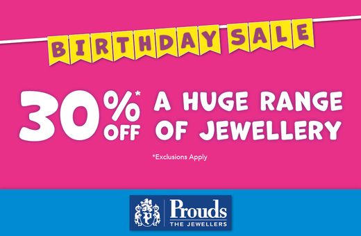 Prouds Dazzling Birthday Deals