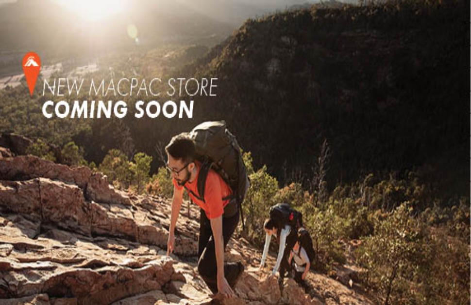 Macpac are coming to Eastlands
