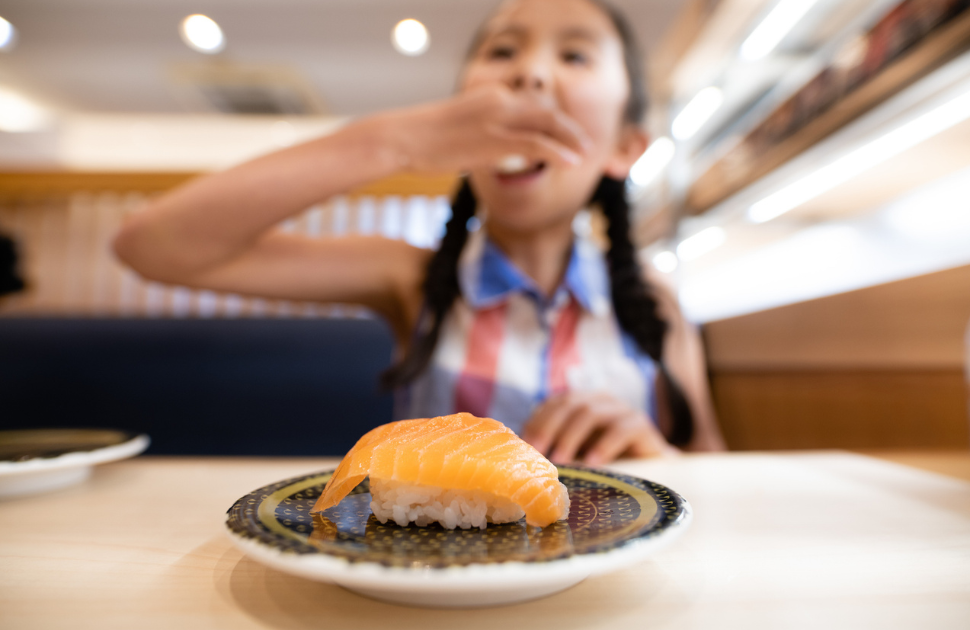 Kid's approved snacks in centre
