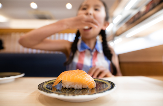 Kid's approved snacks in centre